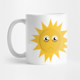 Saddened Sun Mug